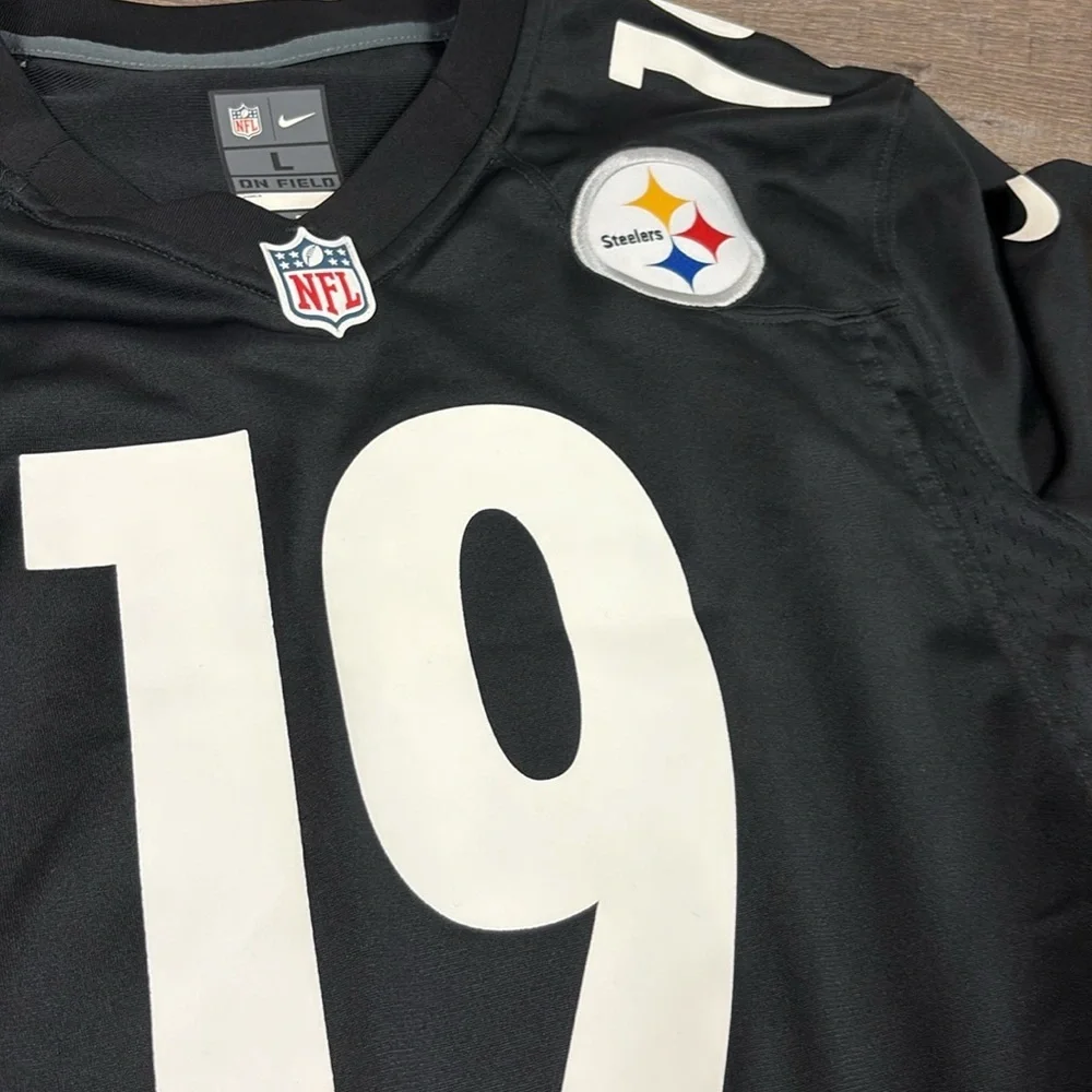 Nike JuJu Smith-Schuster #19 Men's Nike Limited 100 Year Home Jersey Size Large